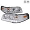 Spec-D Tuning 98-11 Ford Crown Victoria Projector Headlight Chrome Housing 2LHP-VIC98-TM - alternate 1